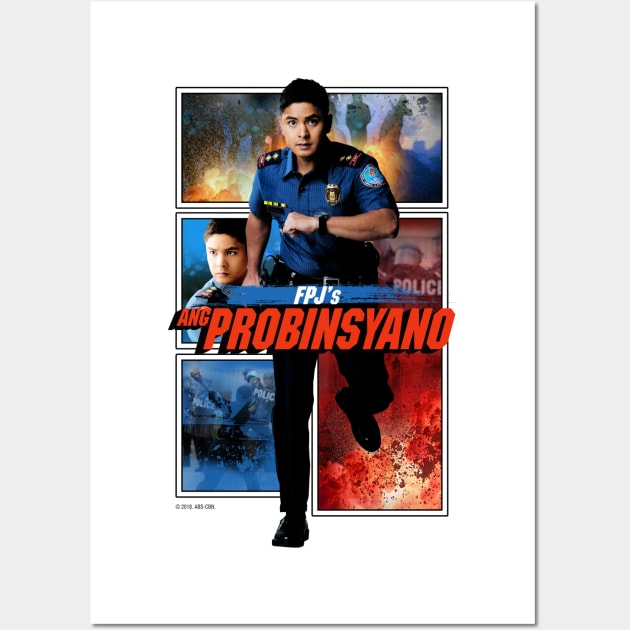 Ang Probinsyano Colored Comic Coco Martin Wall Art by ABSI